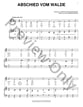 Abschied Vom Walde piano sheet music cover